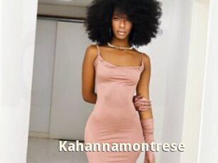 Kahannamontrese